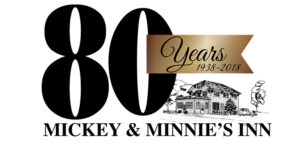 Mickey and Minnie's Inn Custom Anniversary Logo