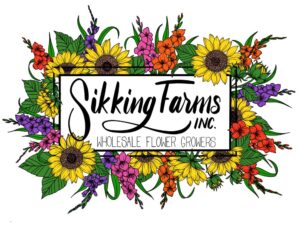 Custom Floral Logo Sikking Farm